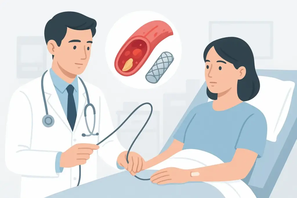 Thrombose nach PTA pAVK und arterielle Gefäßdiagnostik Hamburg