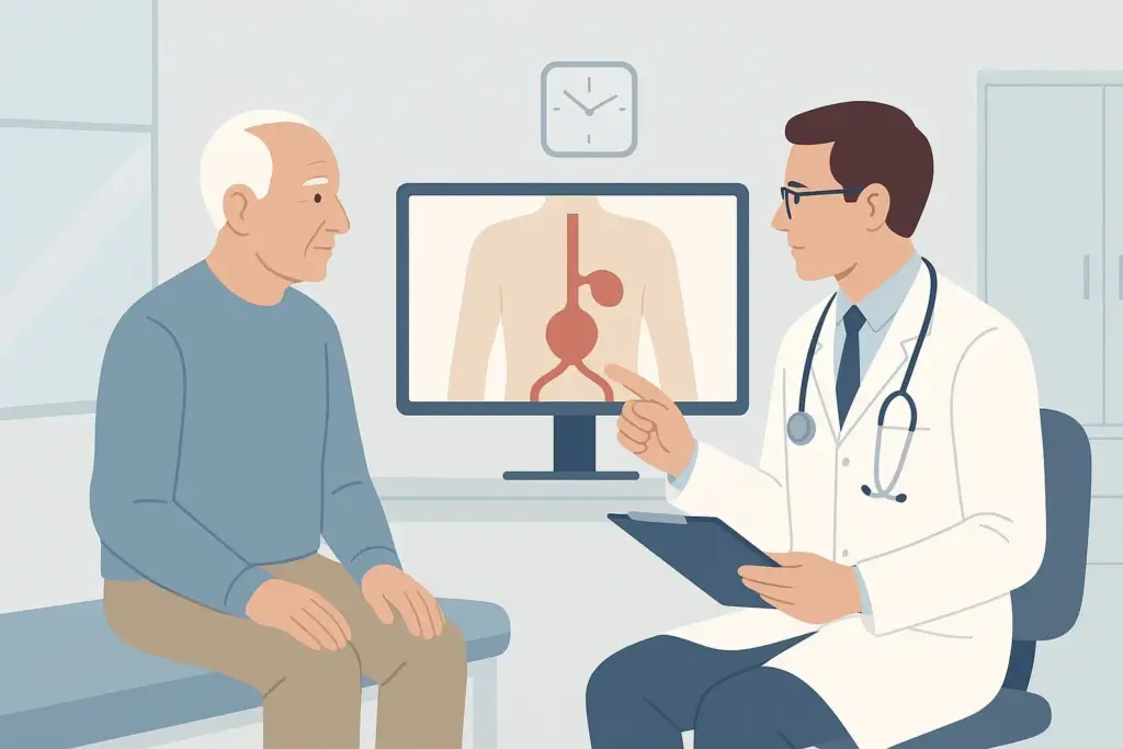 Bauchaorta-Screening Aorta und Gefäßdiagnostik Hamburg