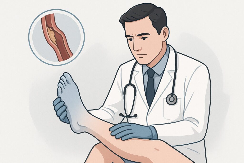 Durchblutungsstörungen Beine pAVK und arterielle Gefäßdiagnostik Hamburg