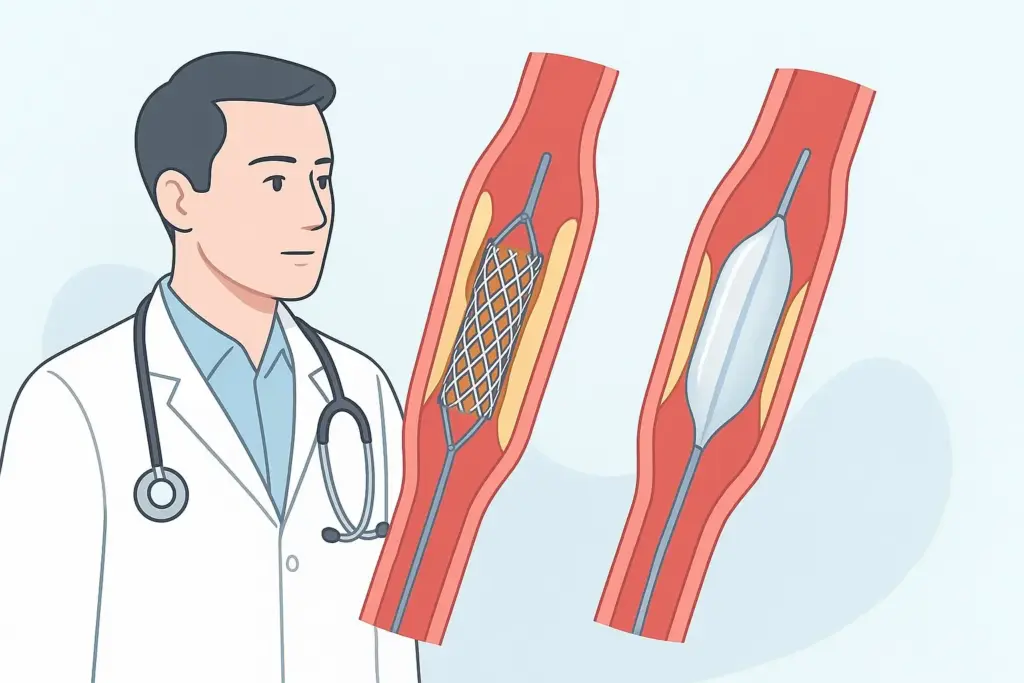 DEB-Ballon oder Stent pAVK und arterielle Gefäßdiagnostik Hamburg